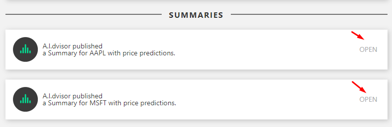 Example of FUNDAMENTALS RATINGS